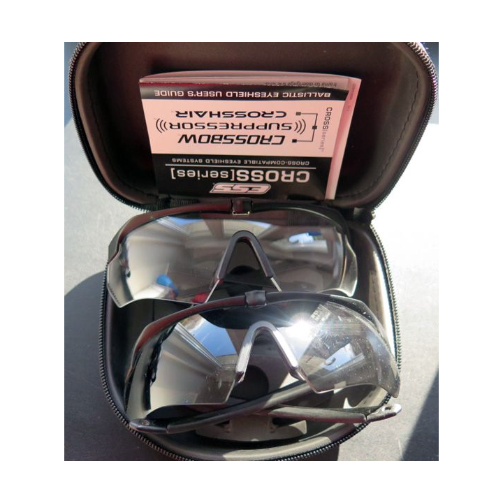 Coffret de deux paires de lunettes balistiques neuves Crossbow