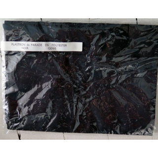 Plastron de tradition du Génie noir neuf