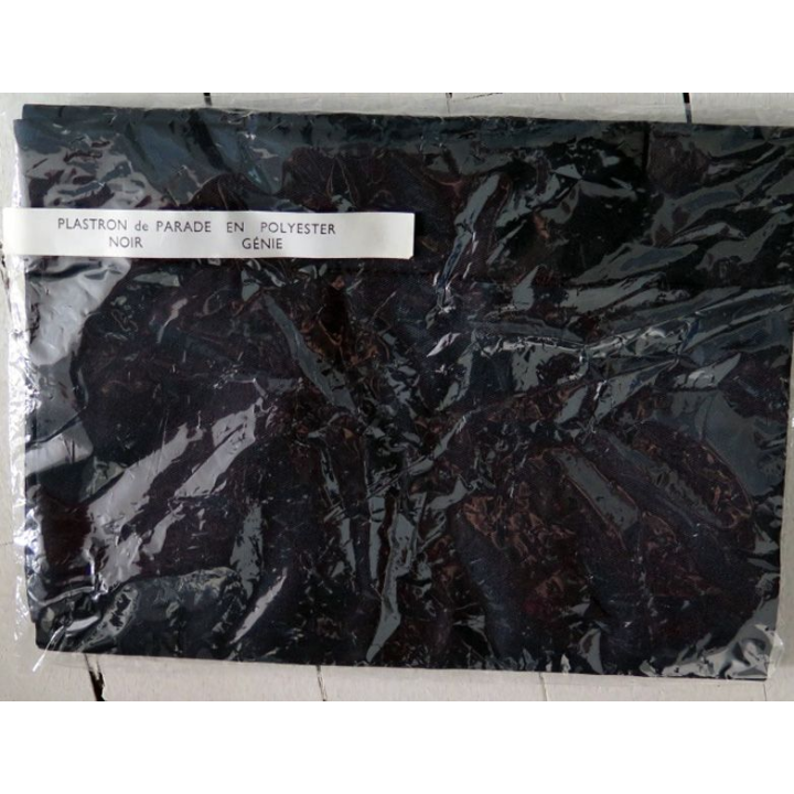 Plastron de tradition du Génie noir neuf