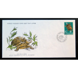 enveloppe 1° jour Fonds mondial nature n° 2 Tortue marécages d'Europe