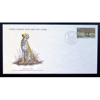 enveloppe 1° jour Fonds mondial nature n° 9 le guépard