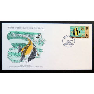 enveloppe 1° jour Fonds mondial nature n° 19 l'idole mauresque