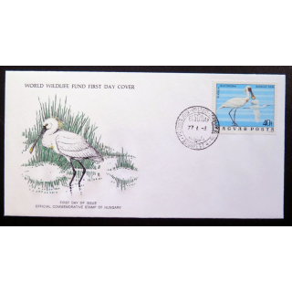 enveloppe 1° jour Fonds mondial nature n° 36 bec en cuiller