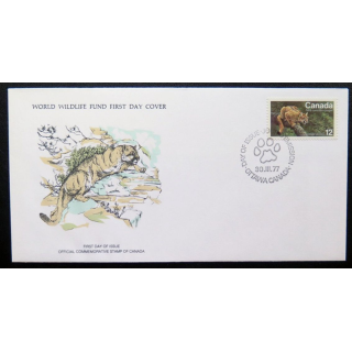 enveloppe 1° jour Fonds mondial nature n° 42 le couguar
