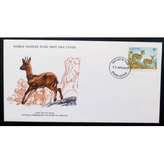 enveloppe 1° jour Fonds mondial nature n° 45 le klipspringer