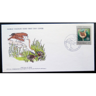 enveloppe 1° jour Fonds mondial nature n° 48 la grande outarde
