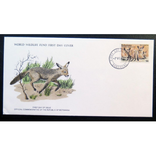 enveloppe 1° jour Fonds mondial nature n° 51 l'otocyon