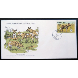 enveloppe 1° jour Fonds mondial nature n° 55 le lycaon