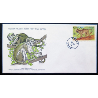 enveloppe 1° jour Fonds mondial nature n° 60 le singe Colobus 