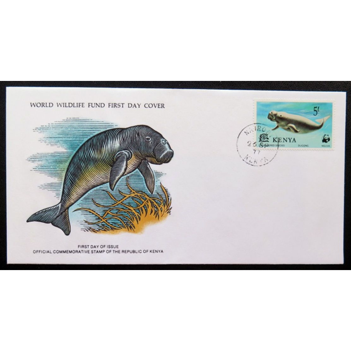enveloppe 1° jour Fonds mondial nature n° 65 le dugong