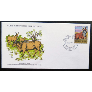 enveloppe 1° jour Fonds mondial nature n° 67 l'éland