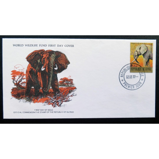 enveloppe 1° jour Fonds mondial nature n° 67 l'éland