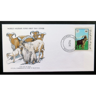 enveloppe 1° jour Fonds mondial nature n° 75 le mouton de Barbarie