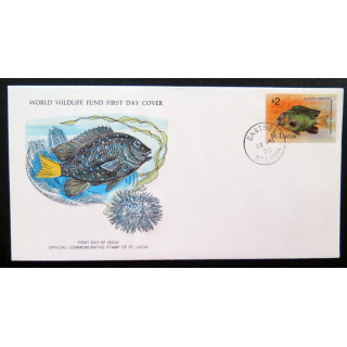 enveloppe 1° jour Fonds mondial nature n° 90 l'ange de mer français