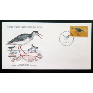 enveloppe 1° jour Fonds mondial nature n° 94 la gambette tachetée