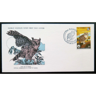 enveloppe 1° jour Fonds mondial nature n° 95 le grand duc de Verreaux