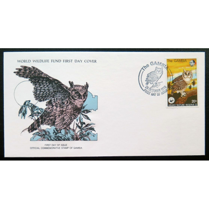enveloppe 1° jour Fonds mondial nature n° 95 le grand duc de Verreaux