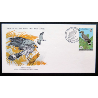 enveloppe 1° jour Fonds mondial nature n° 97 l'épervier soubuse
