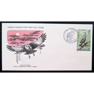 enveloppe 1° jour Fonds mondial nature n° 98 la buse unibande