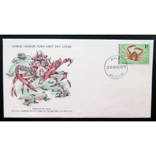 enveloppe 1° jour Fonds mondial nature n° 102 schizophrys aspera 