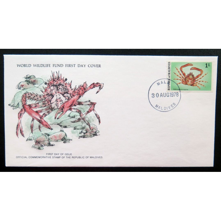 enveloppe 1° jour Fonds mondial nature n° 102 schizophrys aspera 