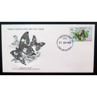 enveloppe 1° jour Fonds mondial nature n° 108 le papillon citrin