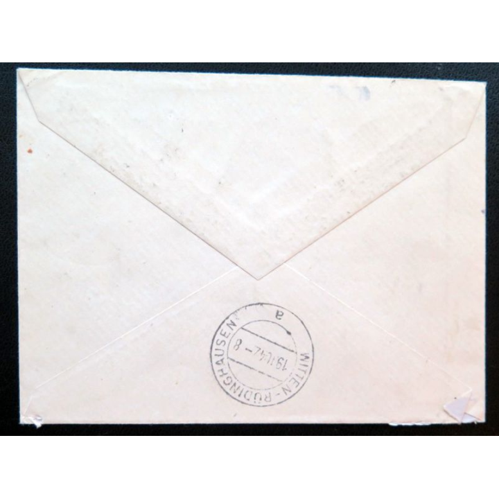 enveloppe allemande 18/10/1942 timbre Deutsches Reich 42+108 pfennig
