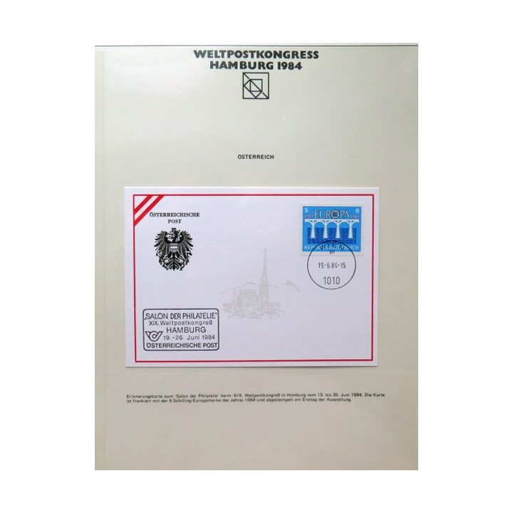 1 timbre Österreichische post Europa 1959 1984