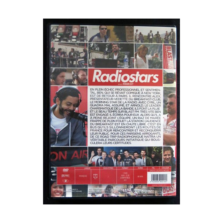 DVD :  Radiostars - Film de Romain Levy avec Manu Payet et Clovis Cornillac - F027
