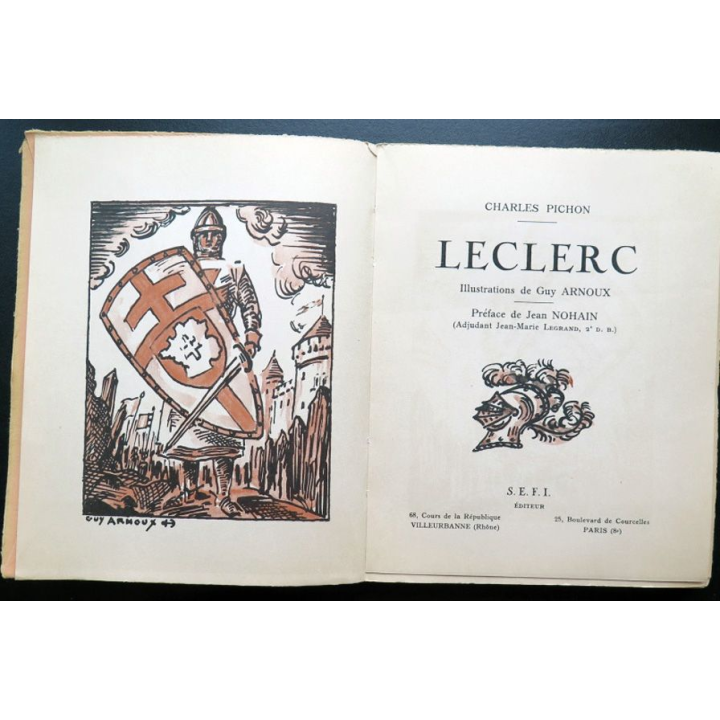 Leclerc de Charles Pichon illustré par guy Arnoux 1948