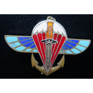 2° RPC : 2° régiment parachutistes coloniaux Augis G. 1307 émail TAP