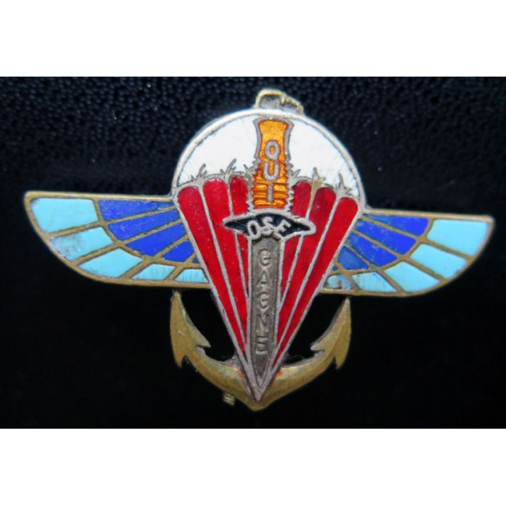 2° RPC : 2° régiment parachutistes coloniaux Augis G. 1307 émail TAP