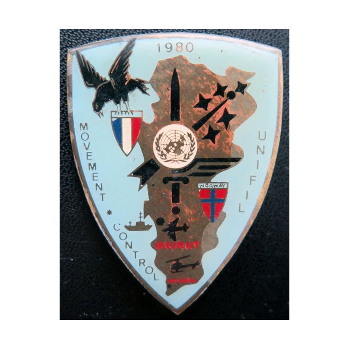 UNIFIL MOVEMENT CONTROL FINUL Liban 1980