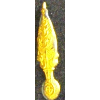 GRENADE DORÉE EN MÉTAL LÉGER