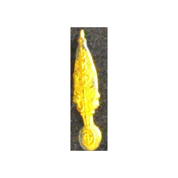 GRENADE DORÉE EN MÉTAL LÉGER