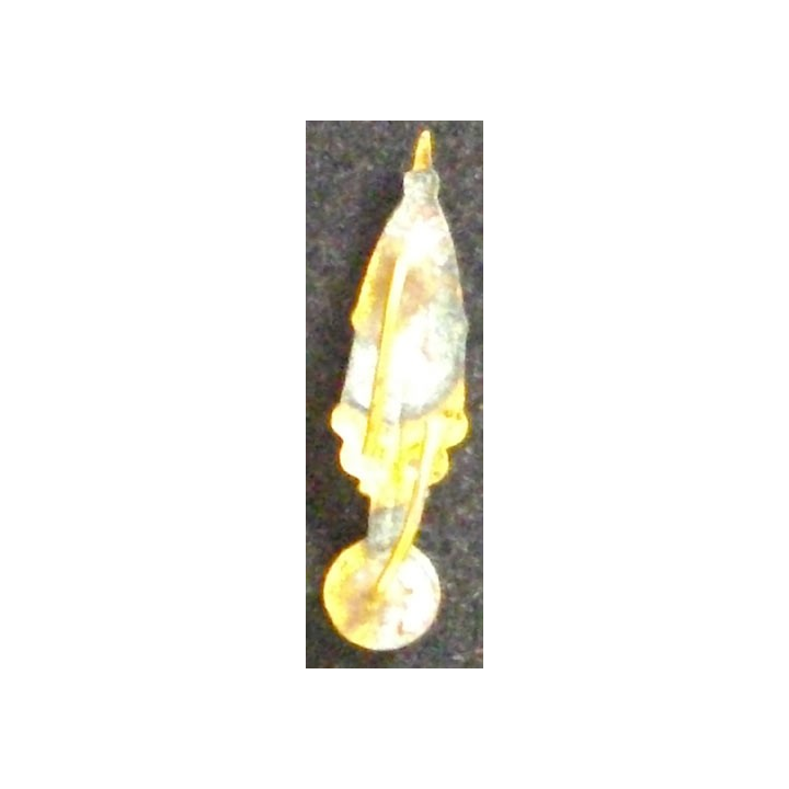 GRENADE DORÉE EN MÉTAL LÉGER