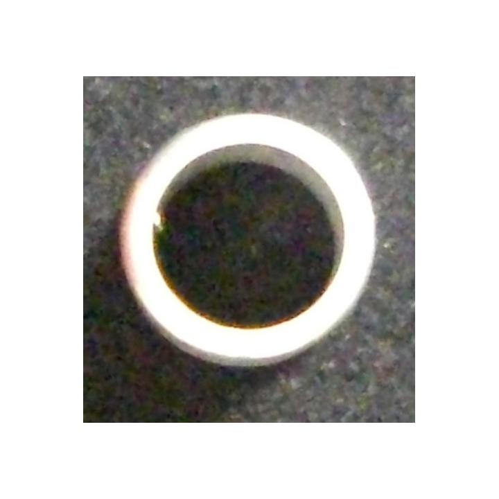 BAGUE DE FOURRAGÈRE EN LAITON ARGENTÉ