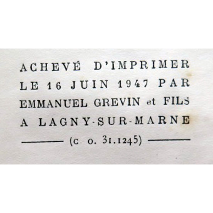 Aurore boréale de Roger Vercel éditions Albin Michel 1947 relié cuir