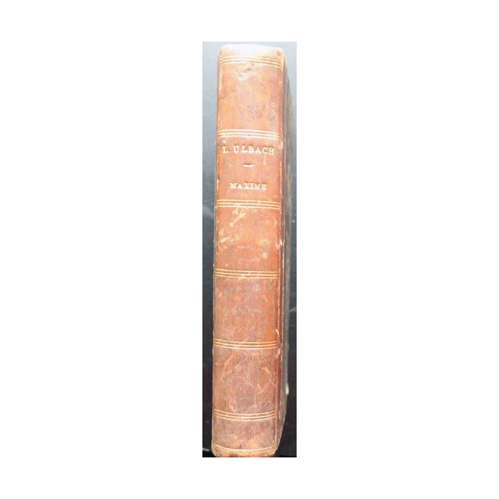 Mémoires d'un assassin Maxime par Louis Ulbach 2° édition 1877 