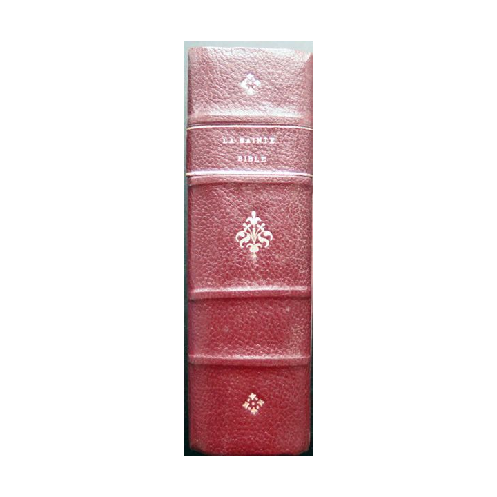 La Sainte Bible des Moines de Maredsous Brepols 1964 reliée cuir magnifique