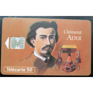 télécarte 50 unités Clément Ader France télécom