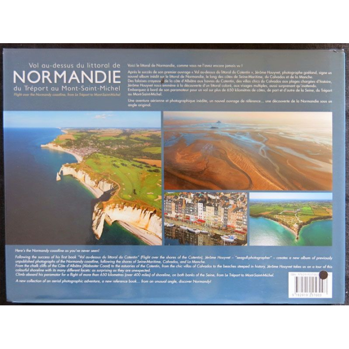 Vol au dessus du littoral de Normandie  Textes de Philippe Bertin-Photos Jérôme Houyvet, Big Red 1 Editions