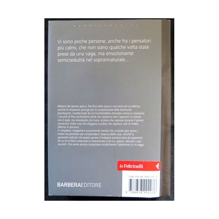 Racconti del mistero (Italien) écrit par Edgar Allan Poe aux éditions Barbera Editore