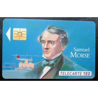 télécarte 120 unités Samuel Morse France télécom