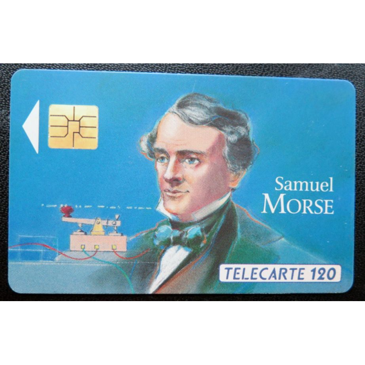 télécarte 120 unités Samuel Morse France télécom