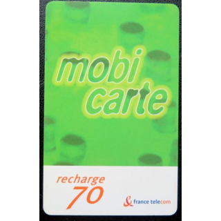 Mobicarte recharge 70 F France Telecom