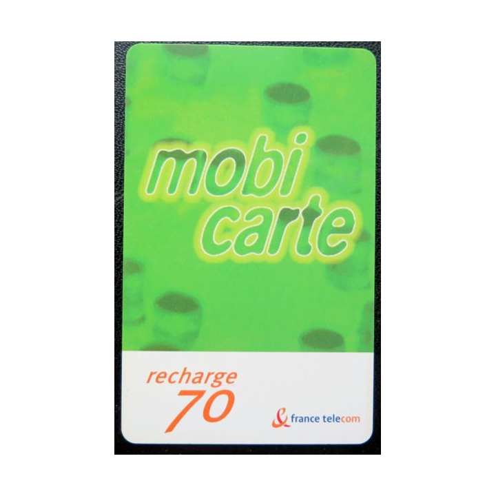 Mobicarte recharge 70 F France Telecom