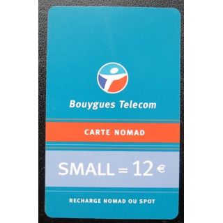 Bouygues Telecom Carte Nomad small 12 €