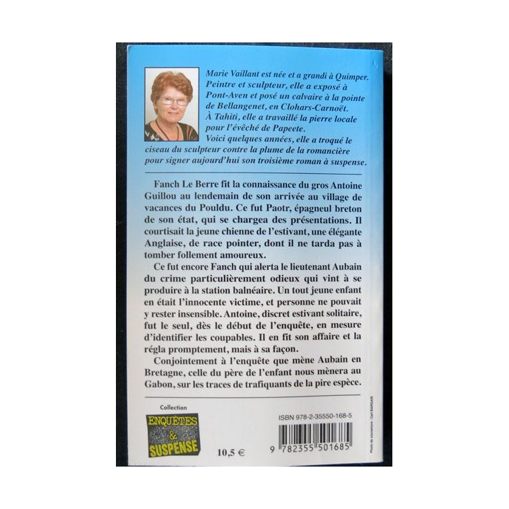 Vague blanche au Pouldu écrit par Marie Vaillant aux éditions Alain Bargain