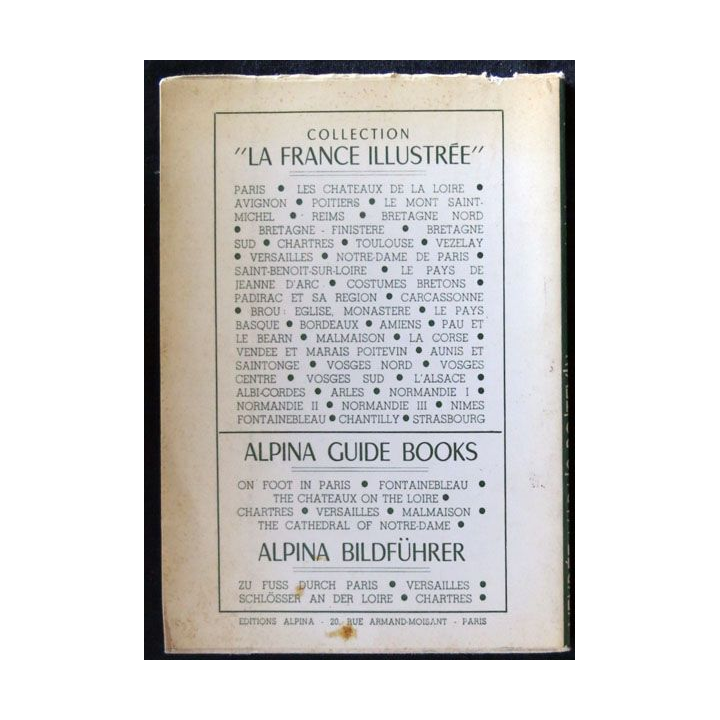 La France illustrée Vendée Marais poitevin écrit par René Crozet aux éditions Alpina Paris